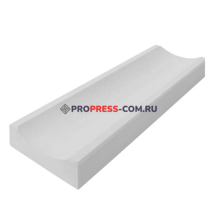 Фото 3 - Лоток Водоотливной ProPress 50х16х5 см (бетонный) Белый