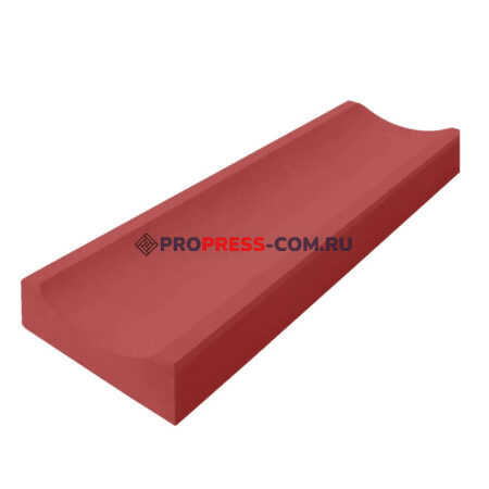 Фото 4 - Лоток Водоотливной ProPress 50х16х5 см (бетонный) Красный