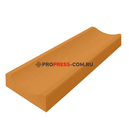 Фото 6 - Лоток Водоотливной ProPress 50х16х5 см (бетонный) Оранжевый